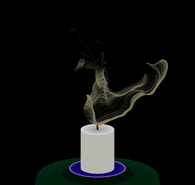 Candle in the Light Breeze #9 static token preview