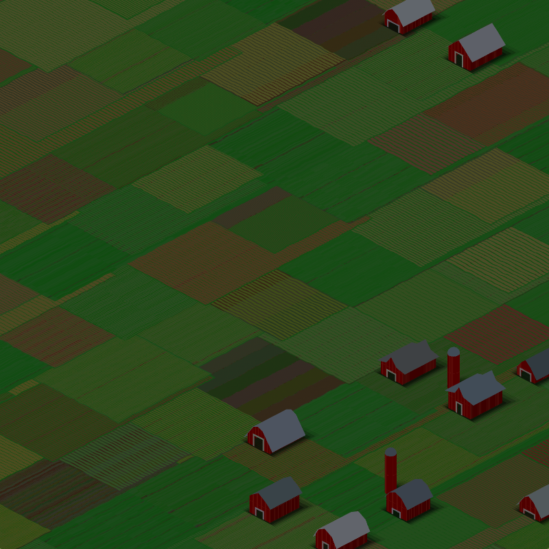 RED FARMS IN A QUIET COUNTY #14 static token preview
