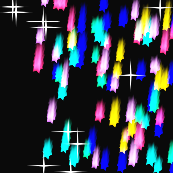 Shooting stars #17 static token preview