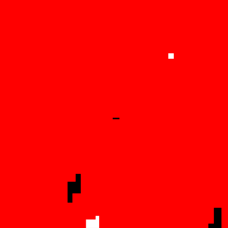 White & Black & Red All Over #7 static token preview