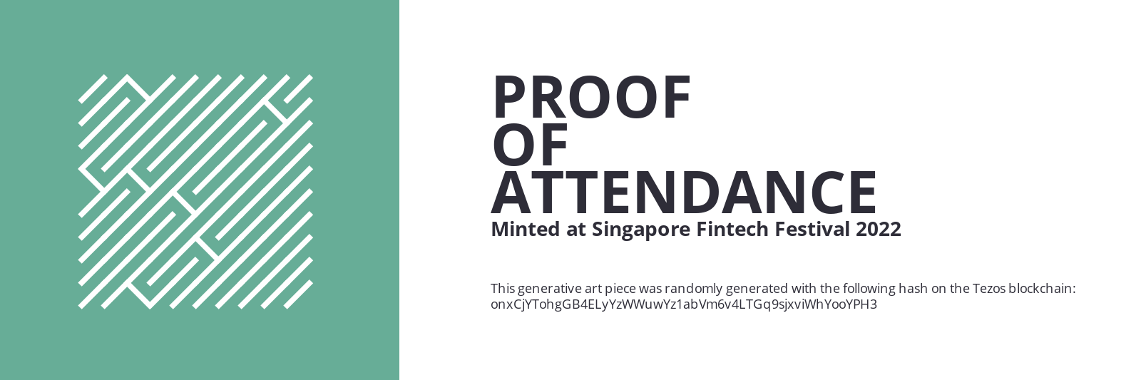 SFF2022 Proof of Attendance Token #1840 static token preview