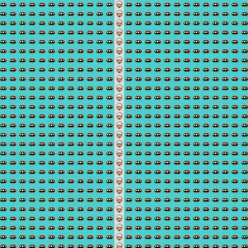 Elementary Cellular Emoji Automata #107 static token preview