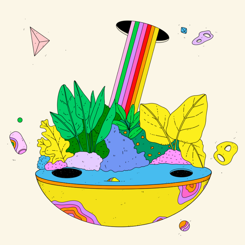 🌈🌴🪐 #11 static token preview
