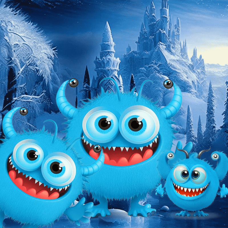 Ice Monsters #7 static token preview