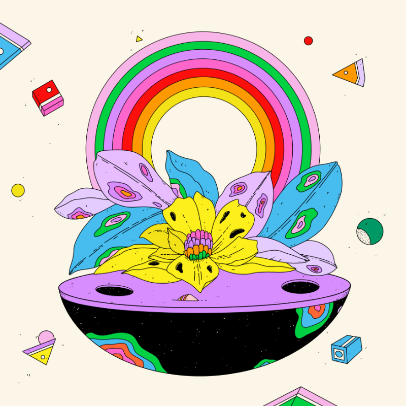 🌈🌴🪐 #9 static token preview