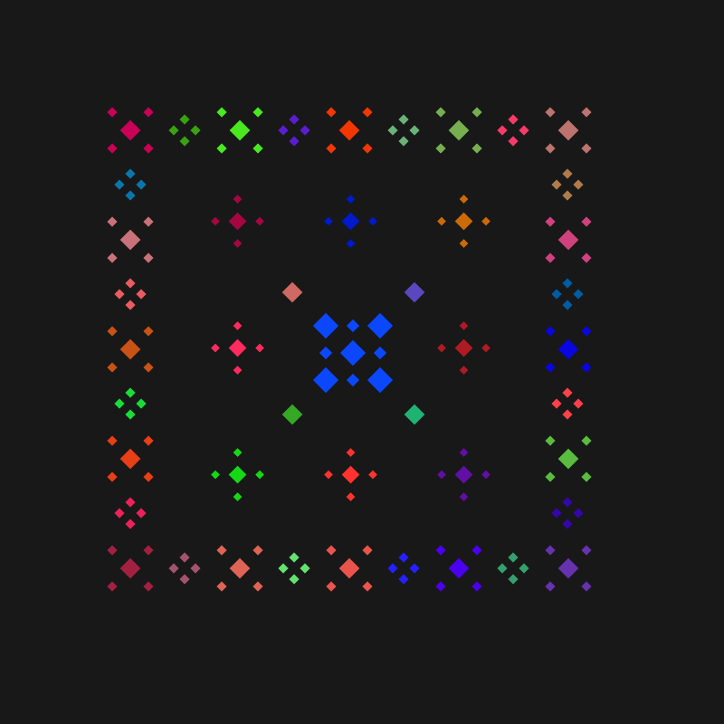 Rotated Squares #13 static token preview
