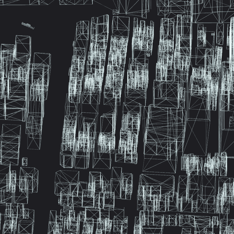 Wireframe City: Tokyo Shibuya #13 static token preview