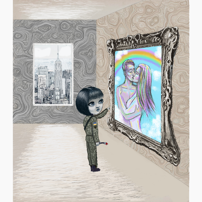 Soldier Girl #9 static token preview