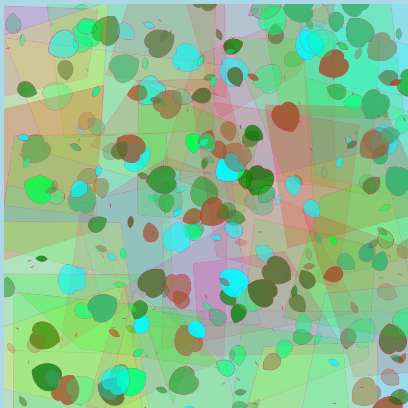 Leaves and glasses #24 static token preview