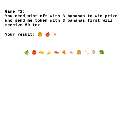 Game #2 #124 static token preview