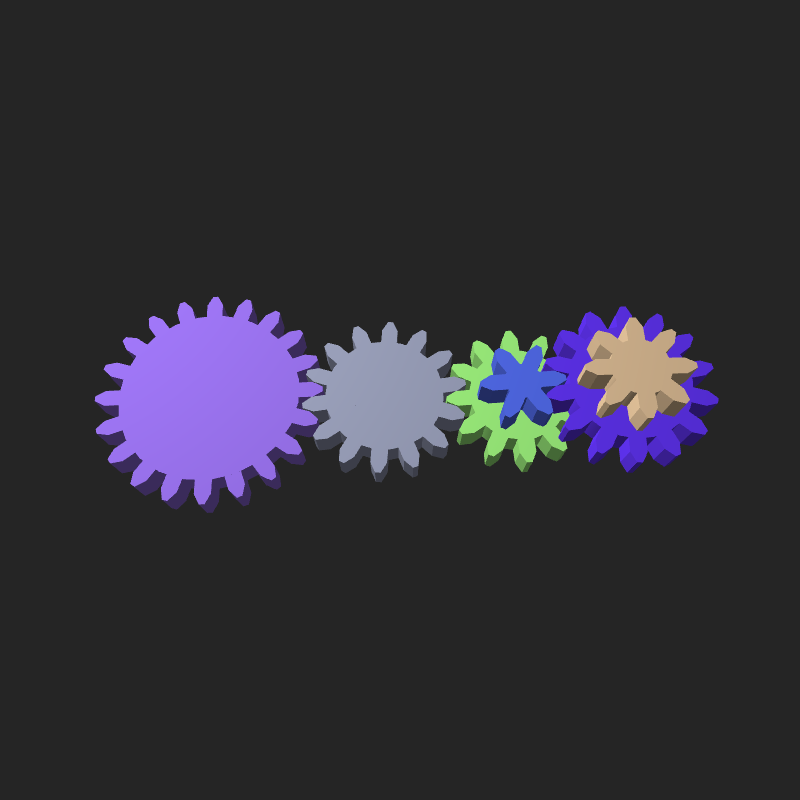 Mechanical gears #2 static token preview