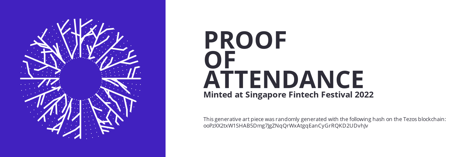 SFF2022 Proof of Attendance Token #1614 static token preview