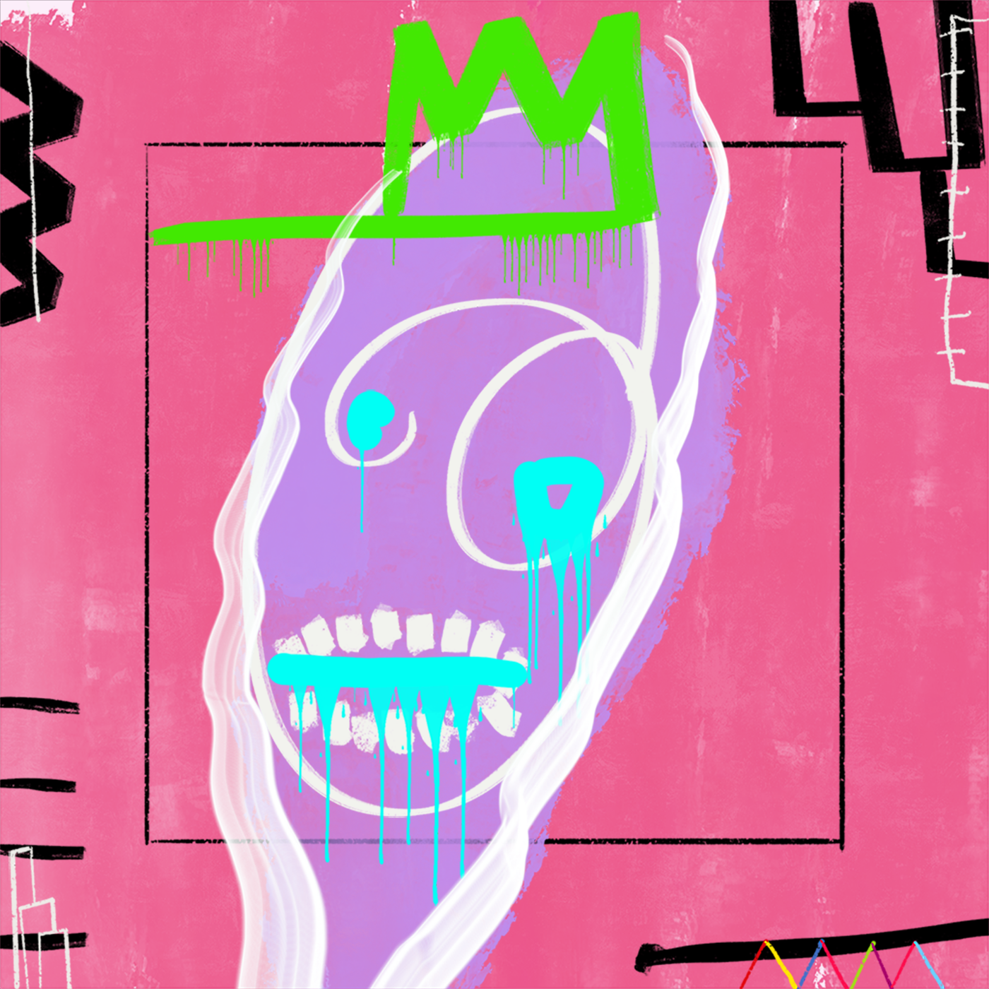 SCREAM HEADDS #4 static token preview