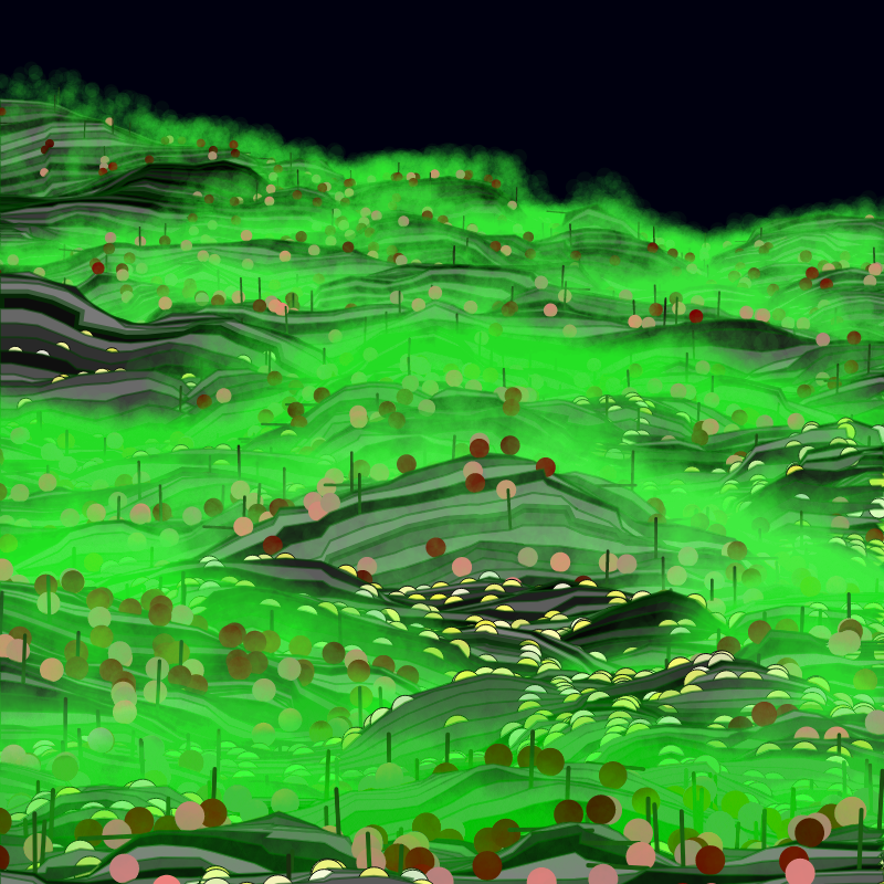Alien Landscape #14 static token preview