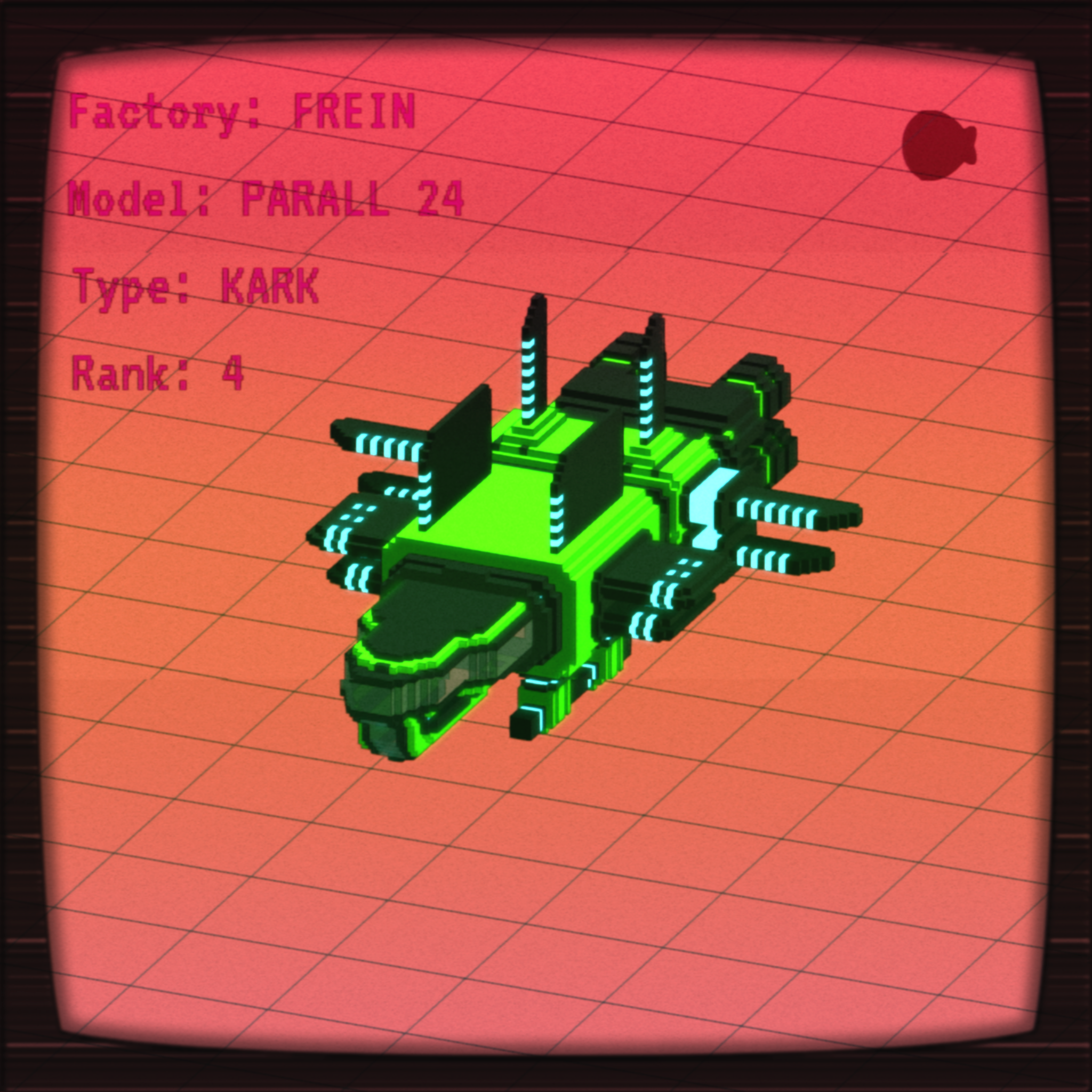 Spaceship Fair Rodeo #11 static token preview