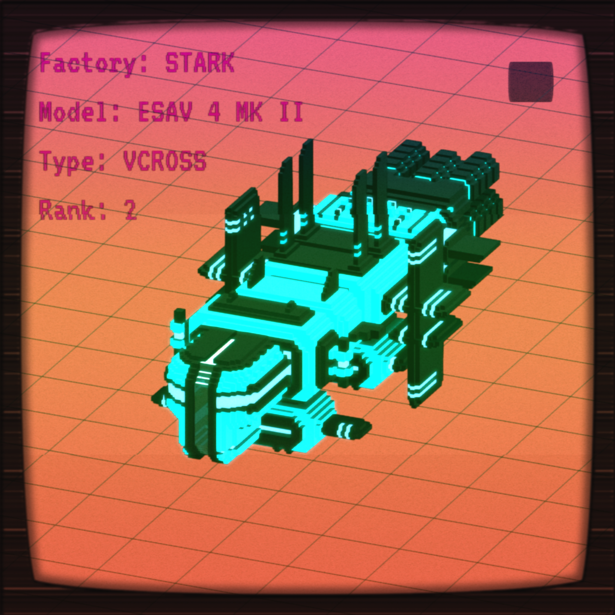 Spaceship Fair Rodeo #14 static token preview