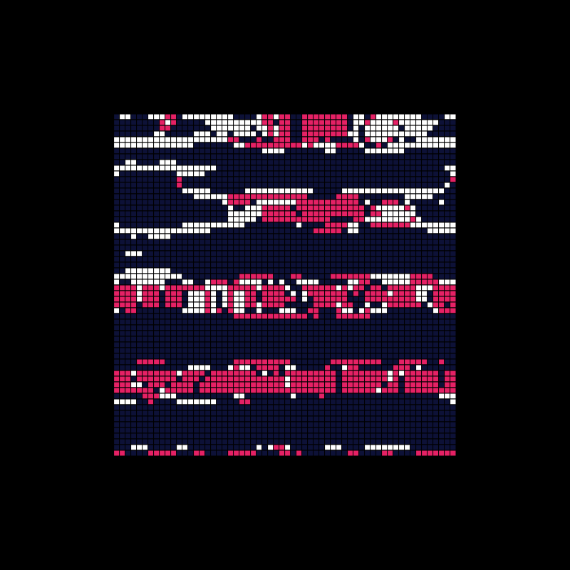 fractal memory cellular automata - FMCA #14 static token preview