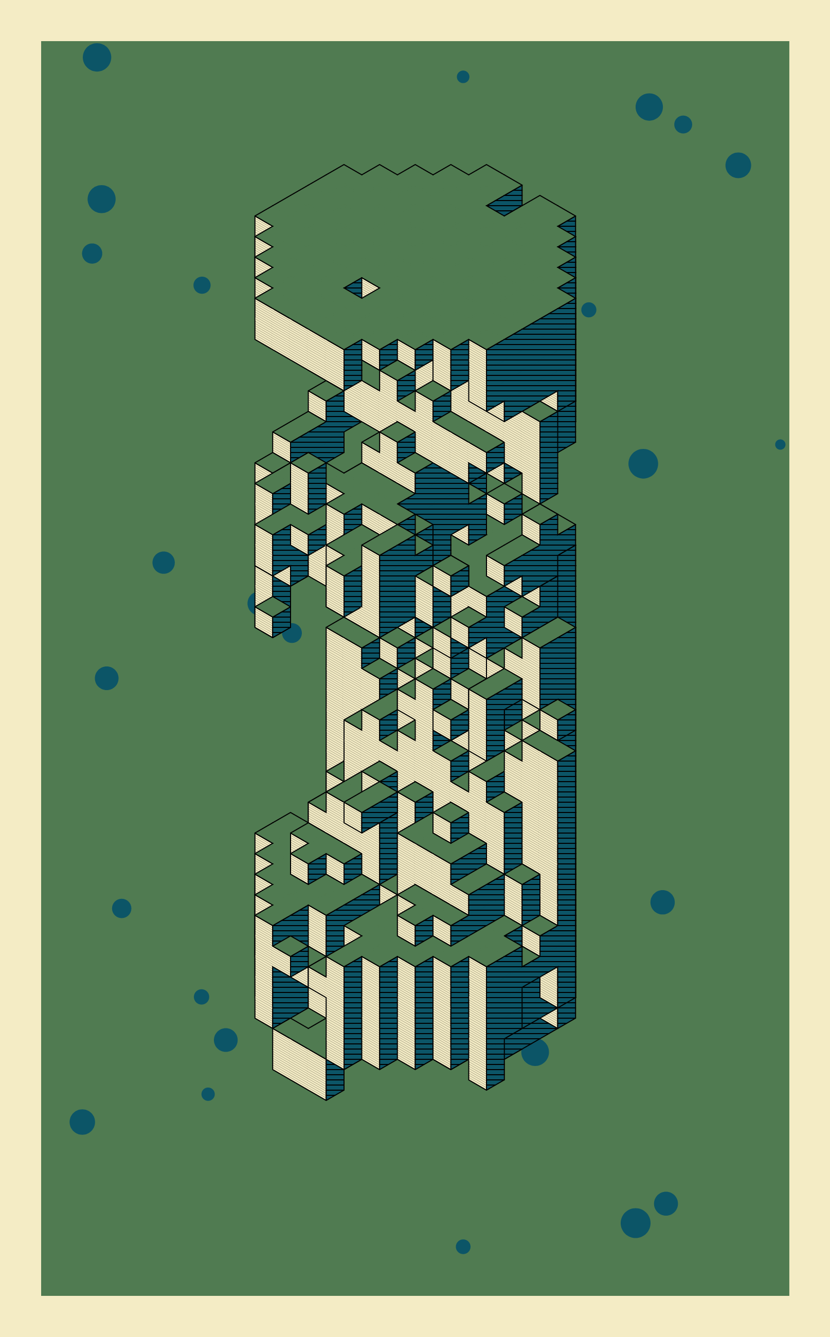 Corroding Cubes #8 static token preview