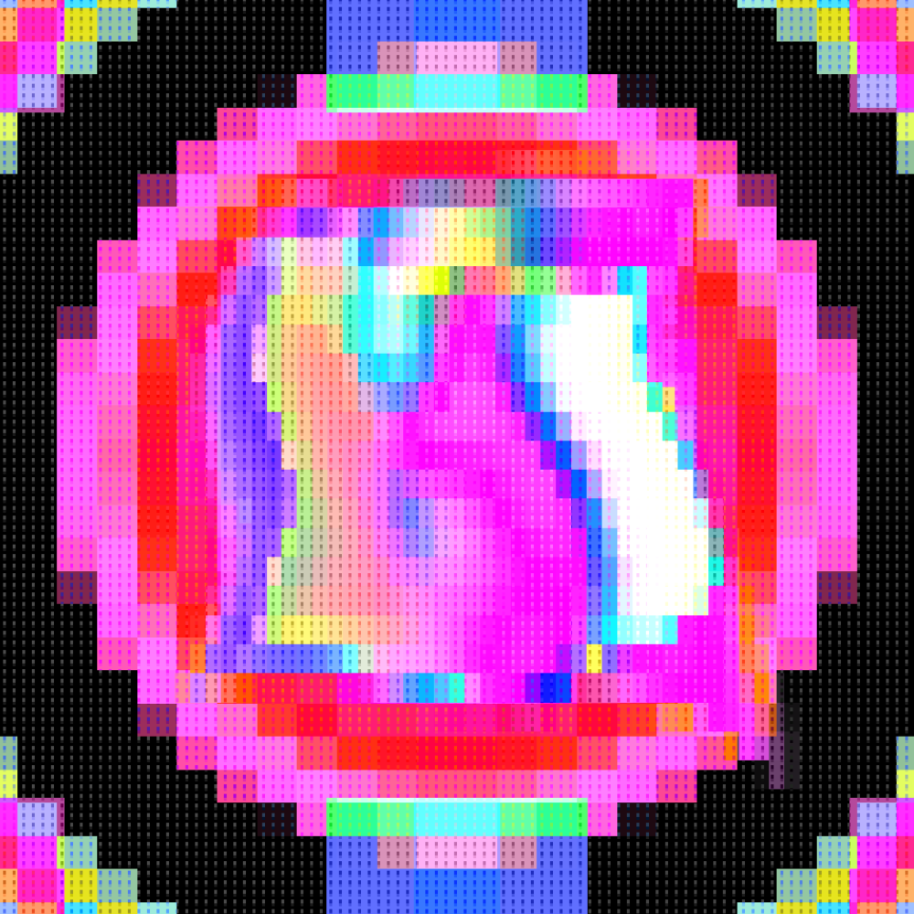 Pixelated Utopian Entity #10 static token preview
