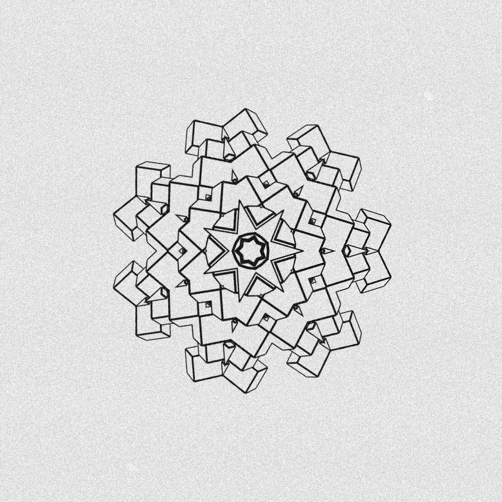 Monochrome Kaleido #5 static token preview