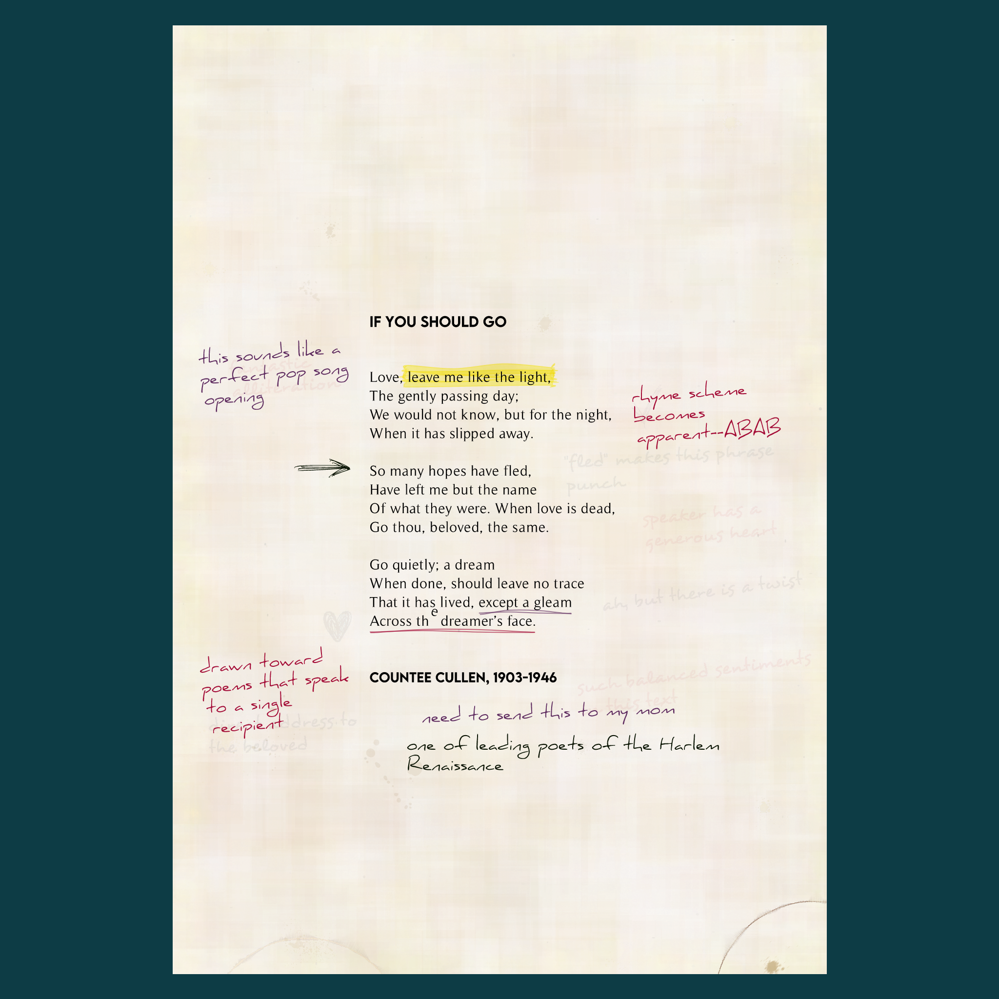 Poems in the Public Domain #107 static token preview