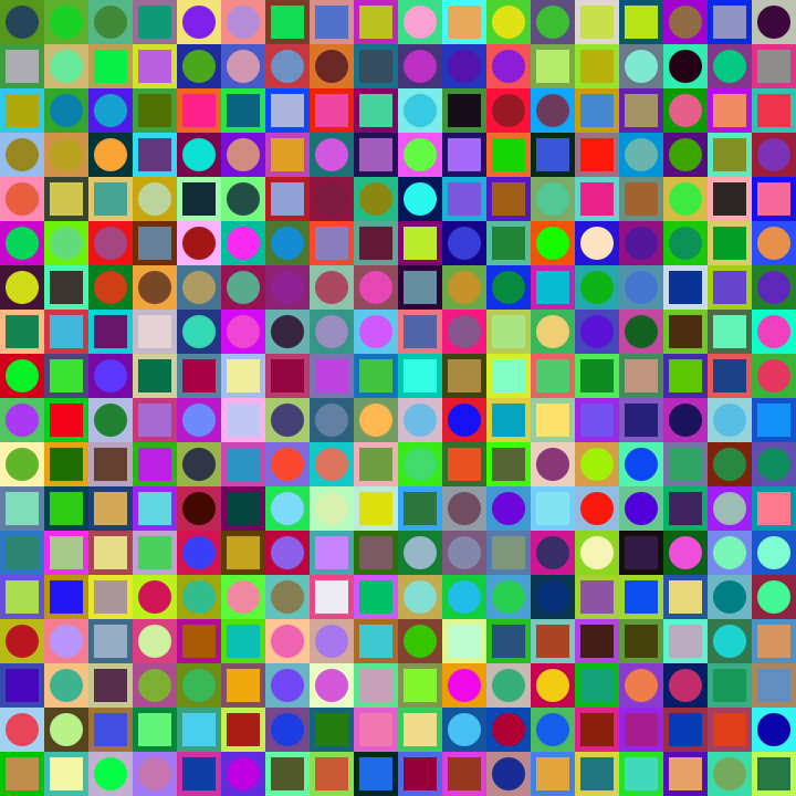 Square Dot Composition #342 static token preview
