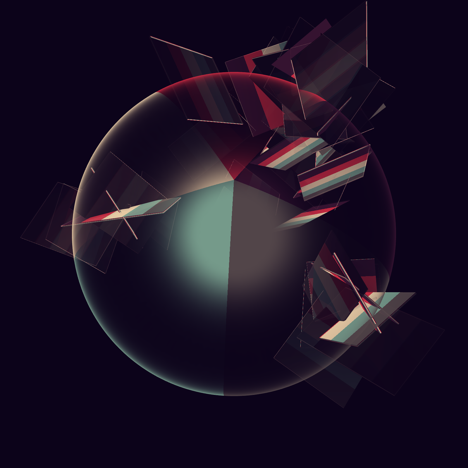 Composition with Sphere #16 static token preview