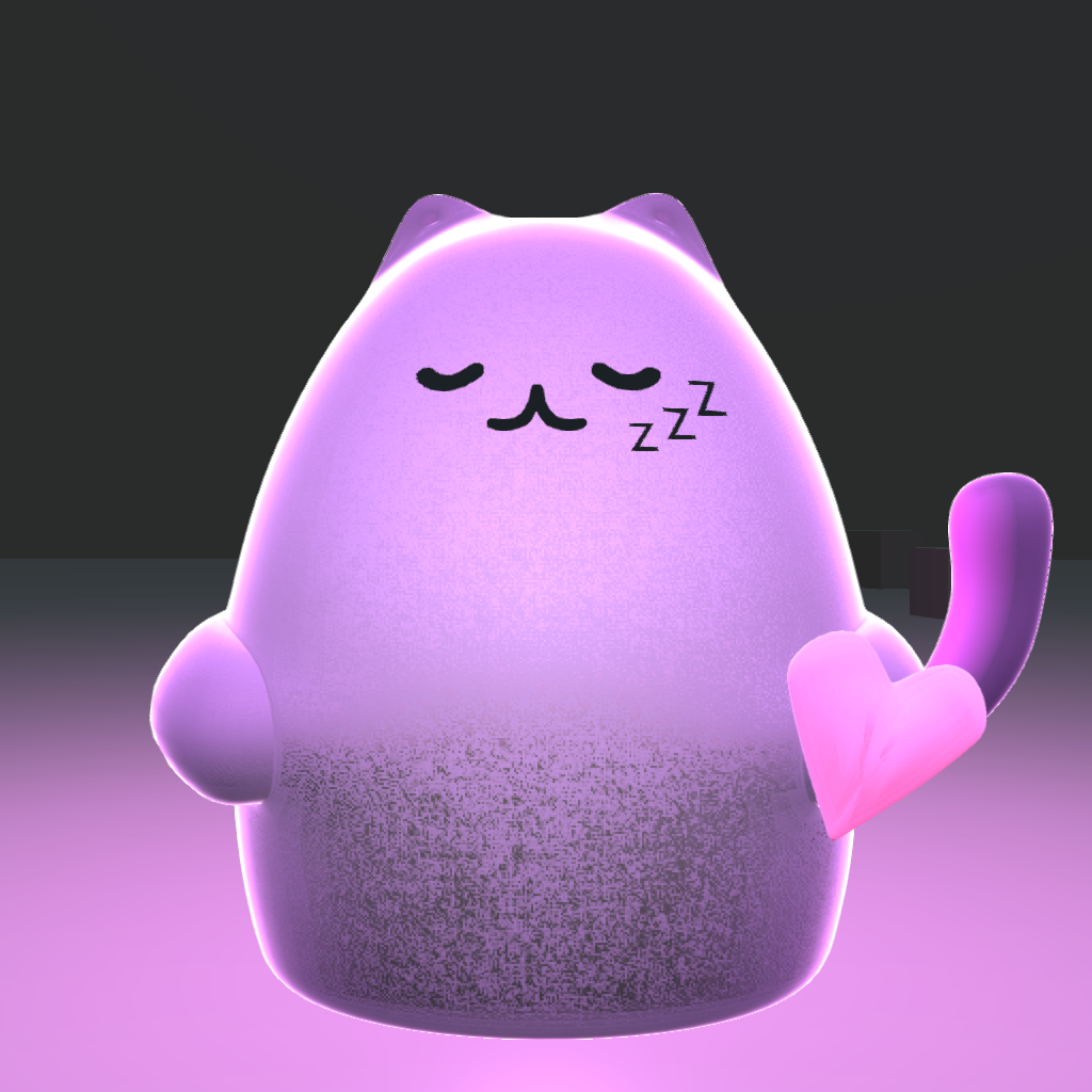 Glow Kitties #9 static token preview