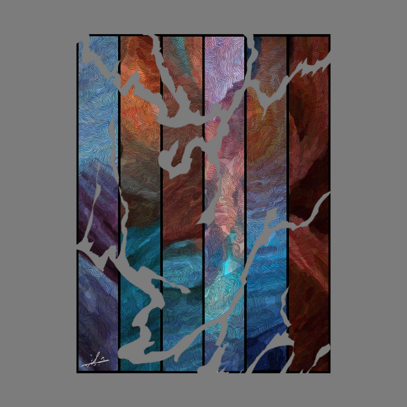 Surrounded by gray color #10 static token preview