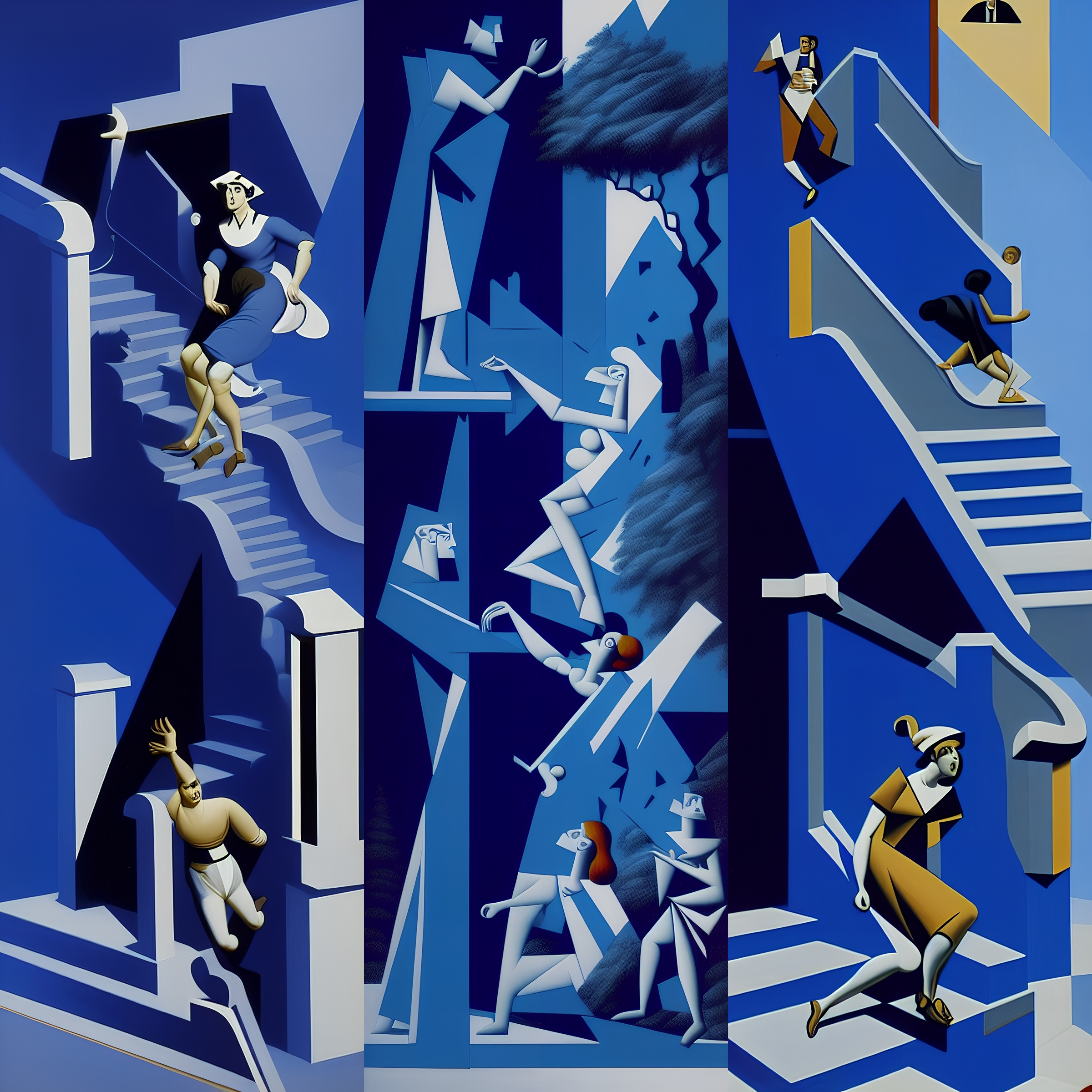 Blue Stairs #2 static token preview