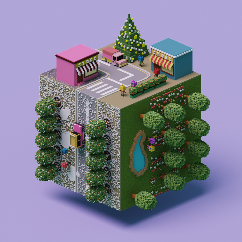 Isometreecity #4 static token preview