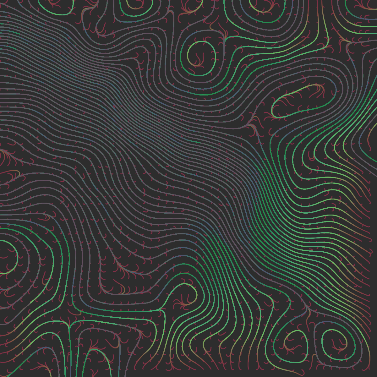 Colored Flowfield Patterns #1 static token preview
