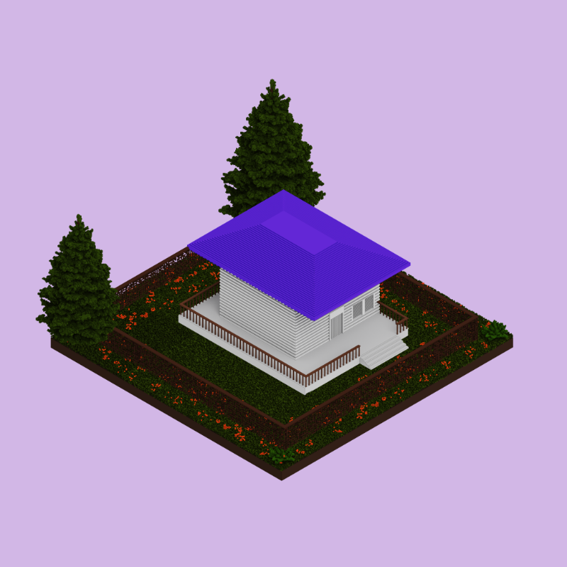 Pastel cottages #24 static token preview