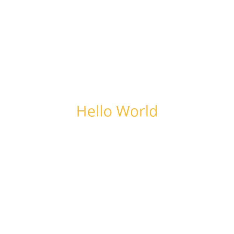 Hello World #3 static token preview