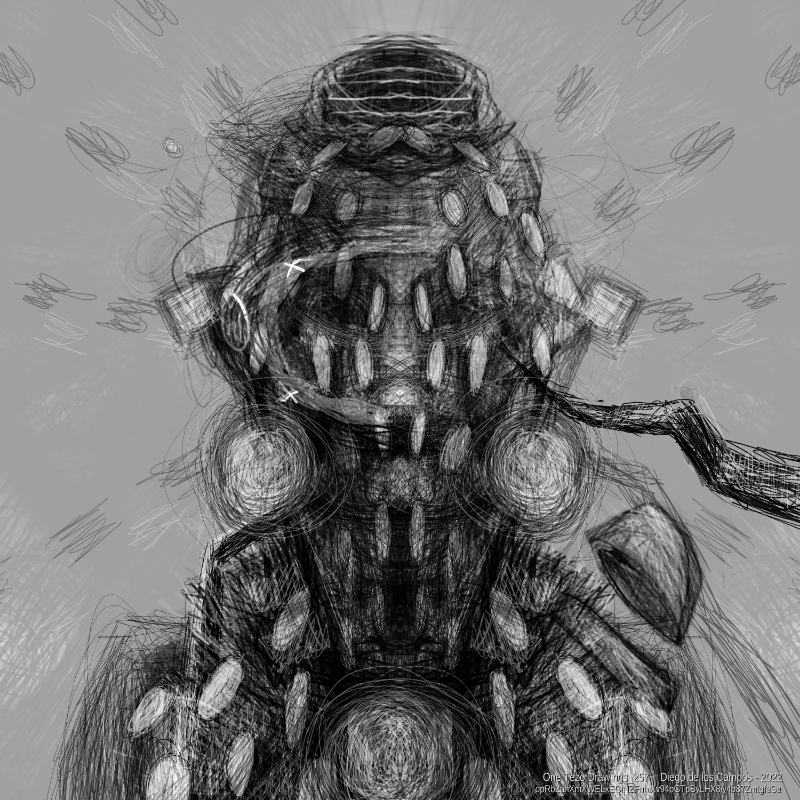 One Tezo Drawings_257+ #14 static token preview