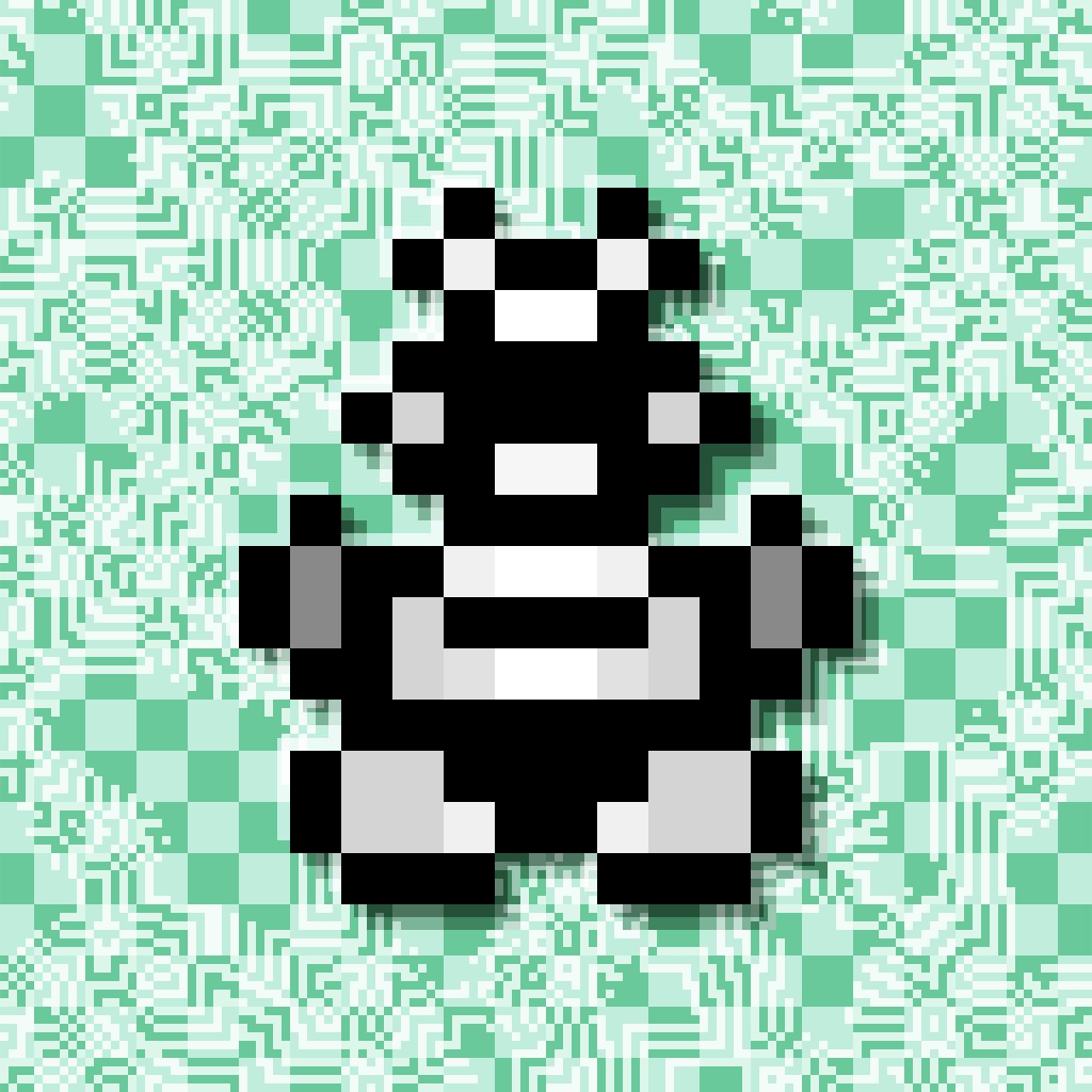 Pixel Spaceships Solos #6 static token preview