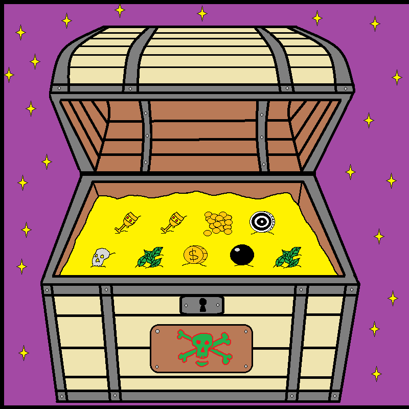 Treasure loot box #53 static token preview