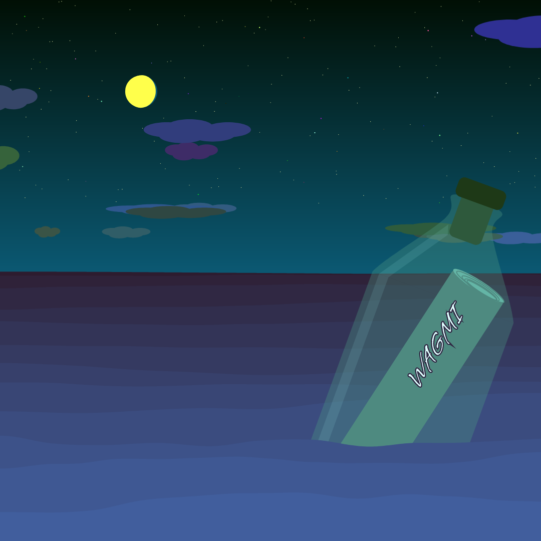 message in the bottle #2 static token preview