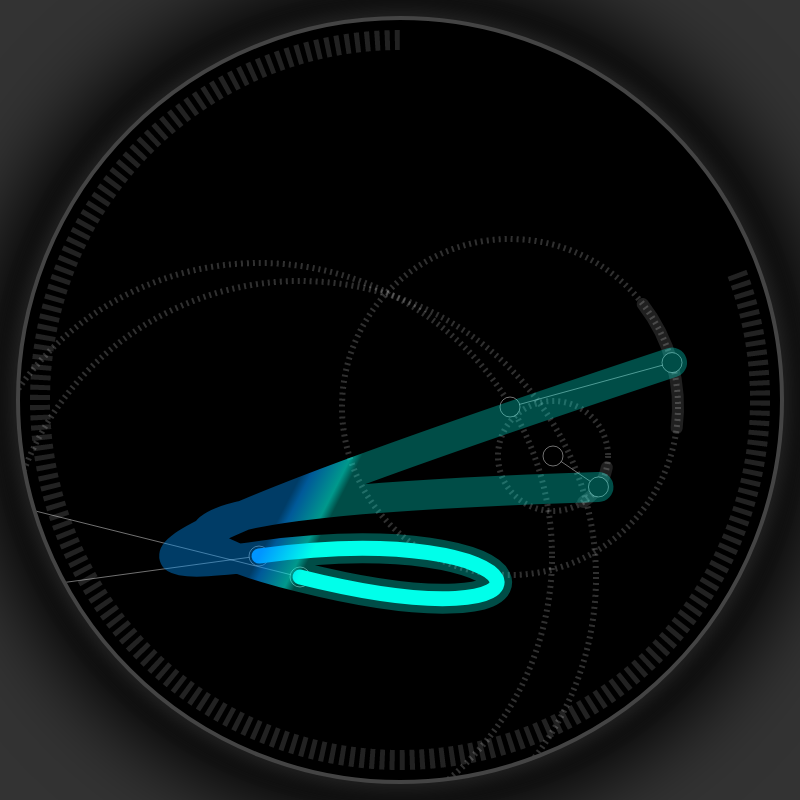 Neon Curves #10 static token preview