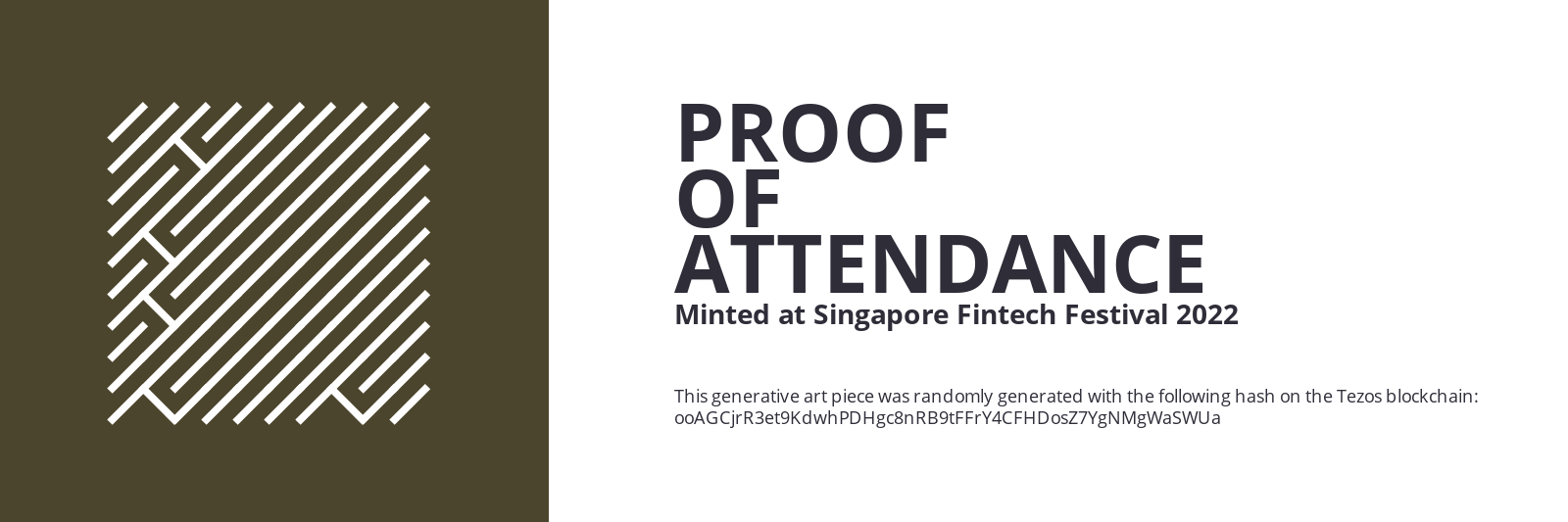 SFF2022 Proof of Attendance Token #277 static token preview