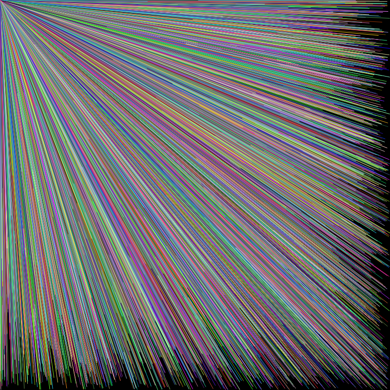 Colorful Lines #9 static token preview