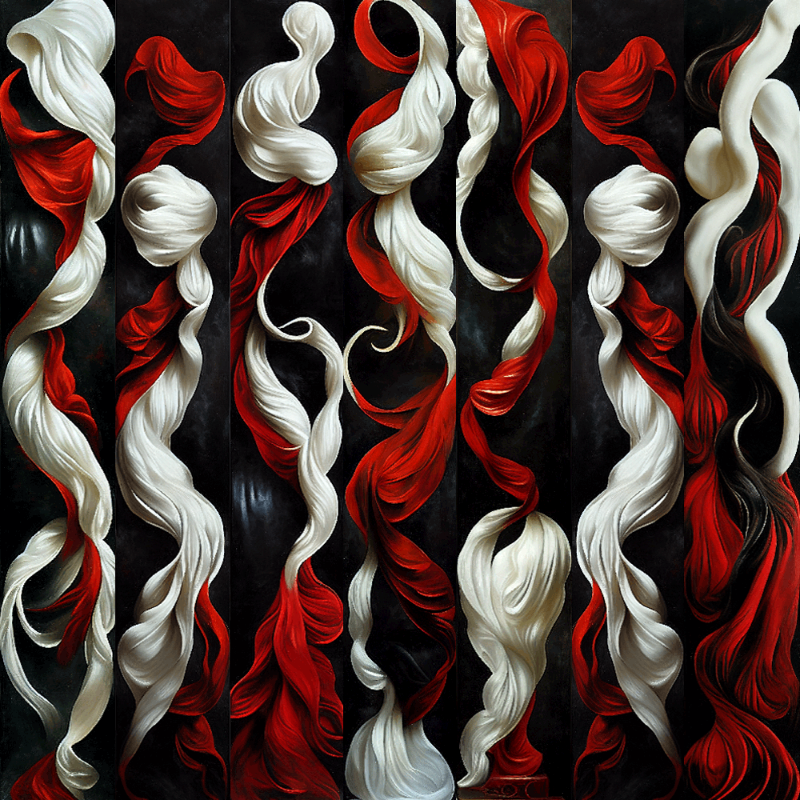 AI Red Hair #3 static token preview