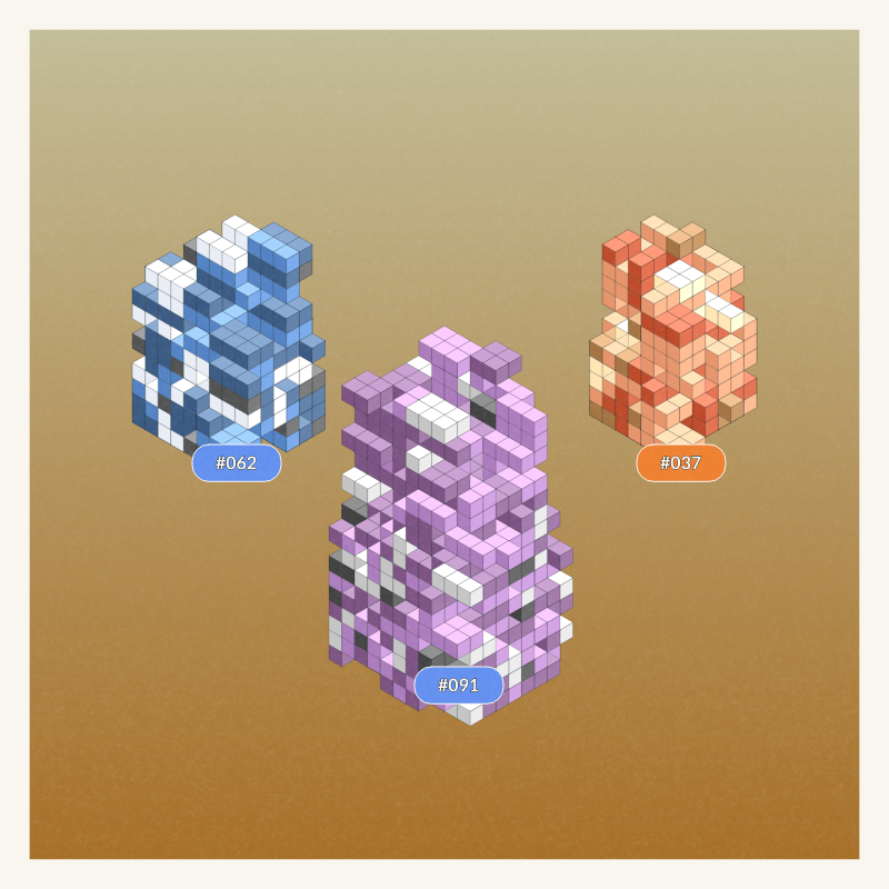 Pokeblocks Squad #4 static token preview