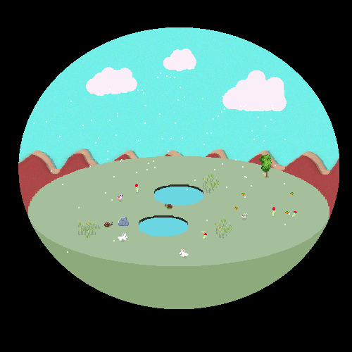 tiny terrarium world #6 static token preview