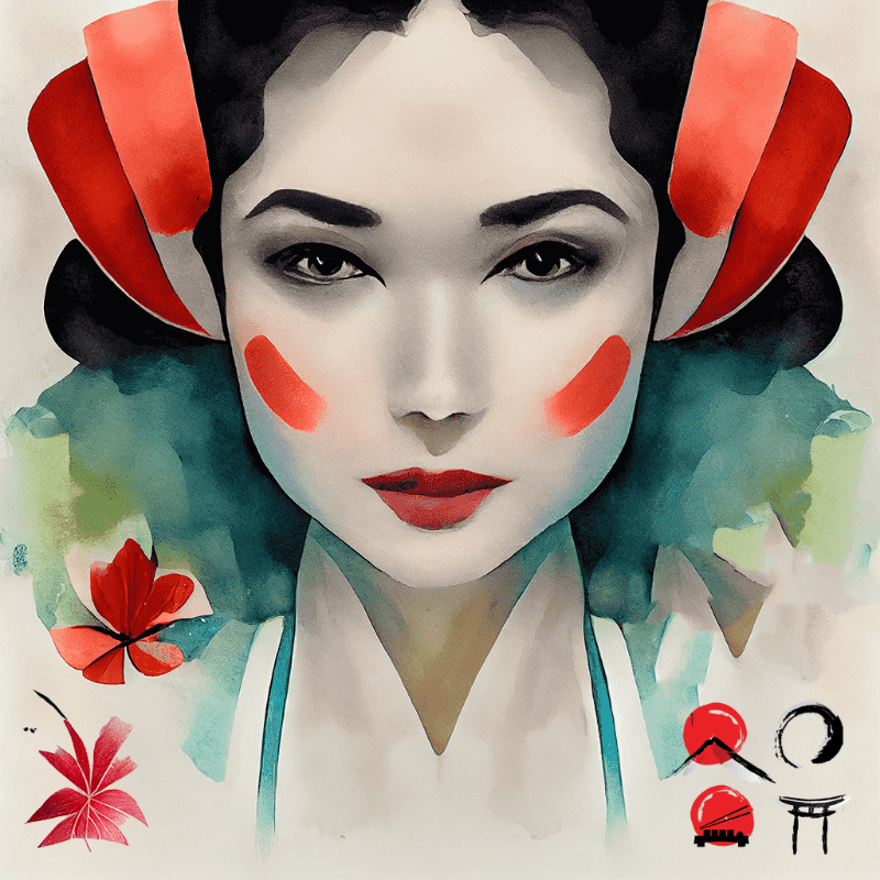 Ocean Geisha #18 static token preview