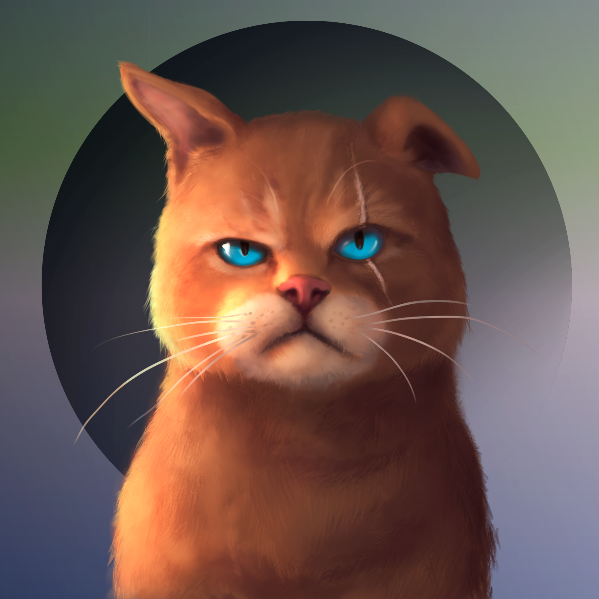 Gangsta Cat #19 static token preview