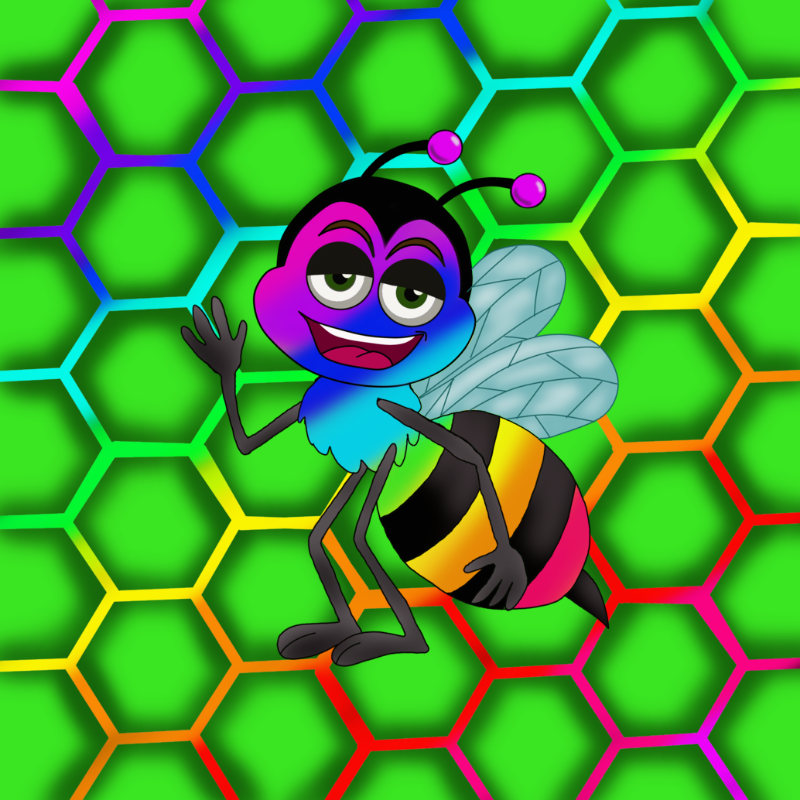 WannaBees #7 static token preview