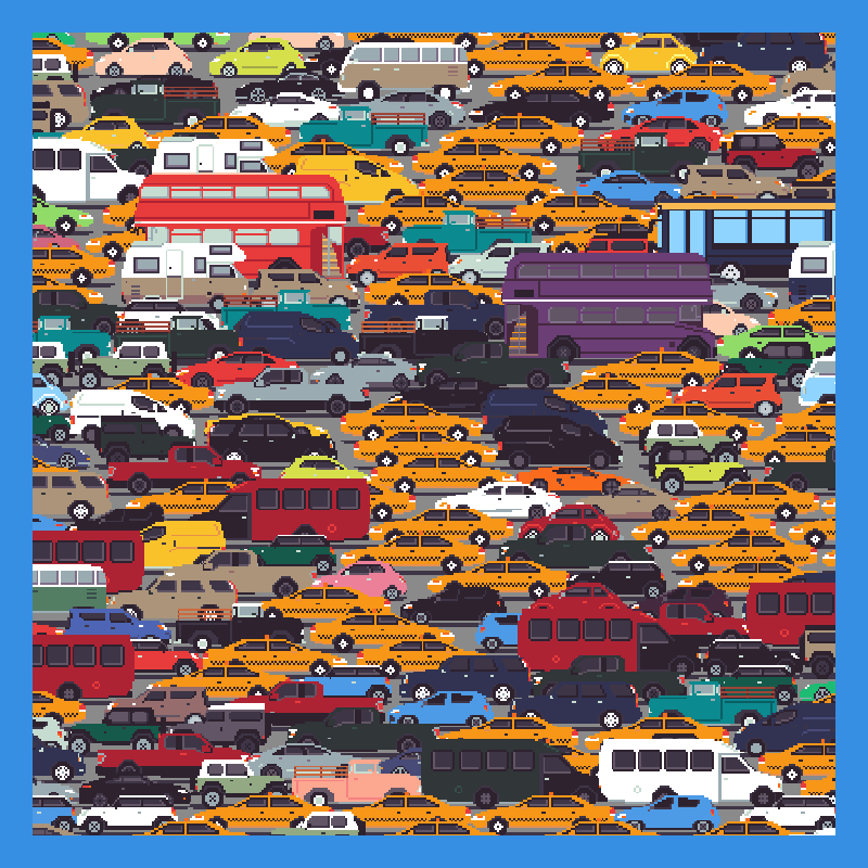 Traffic Jam #18 static token preview