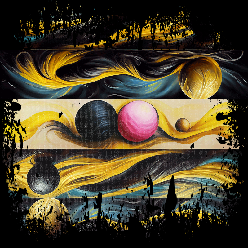 AI Abstract Balls #21 static token preview