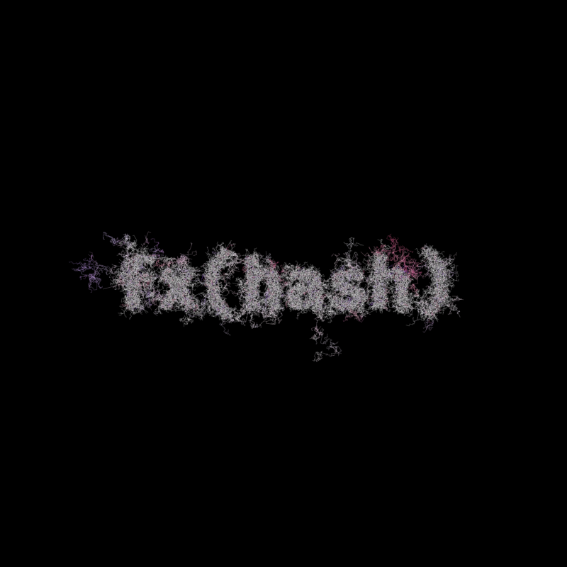 FXHASH Logo with Features #454 static token preview